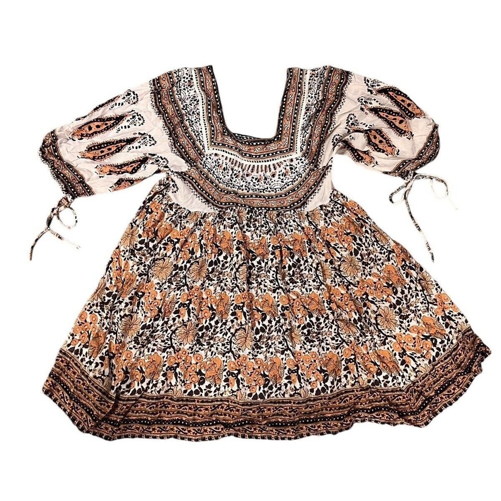 Free People Women's OB386608 Floral Boho Midsummer Dress Size XS